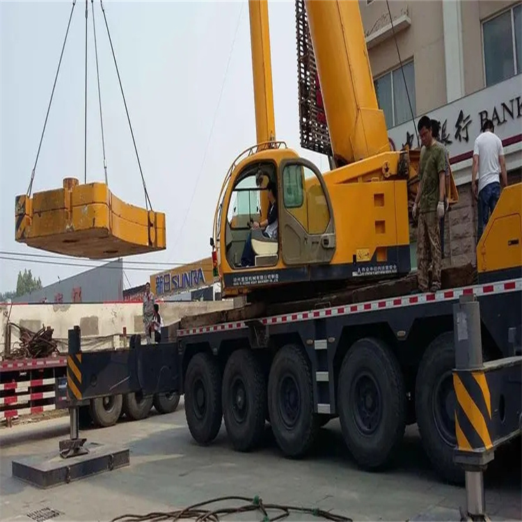 温州鹿城当地吊车出租|机器吊装|75吨|工厂搬迁服务